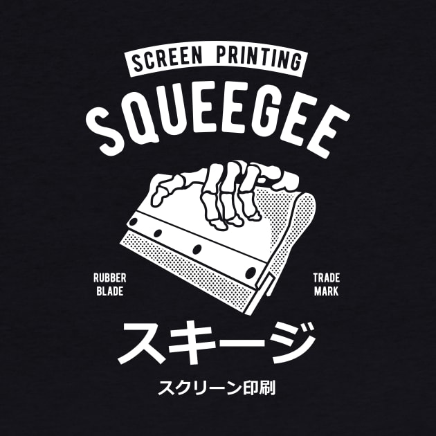 Japanese screen printing style by Superfunky